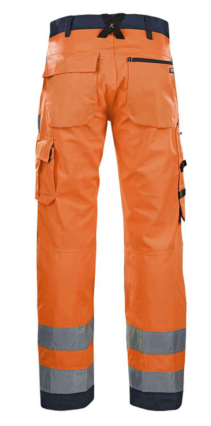 Housut Blåkläder 156618115389 huomio-oranssi/tummansininen