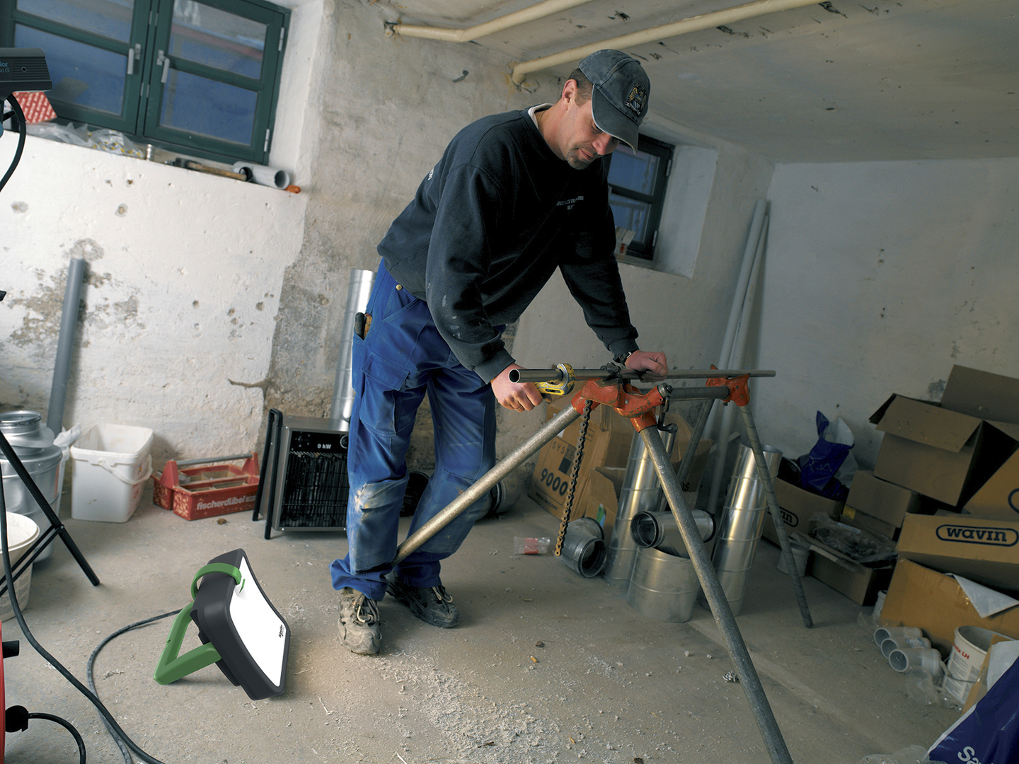 Työvalaisin Schneider Electric Thorsman led 50W 4000lm pistorasia 2kpl IP54