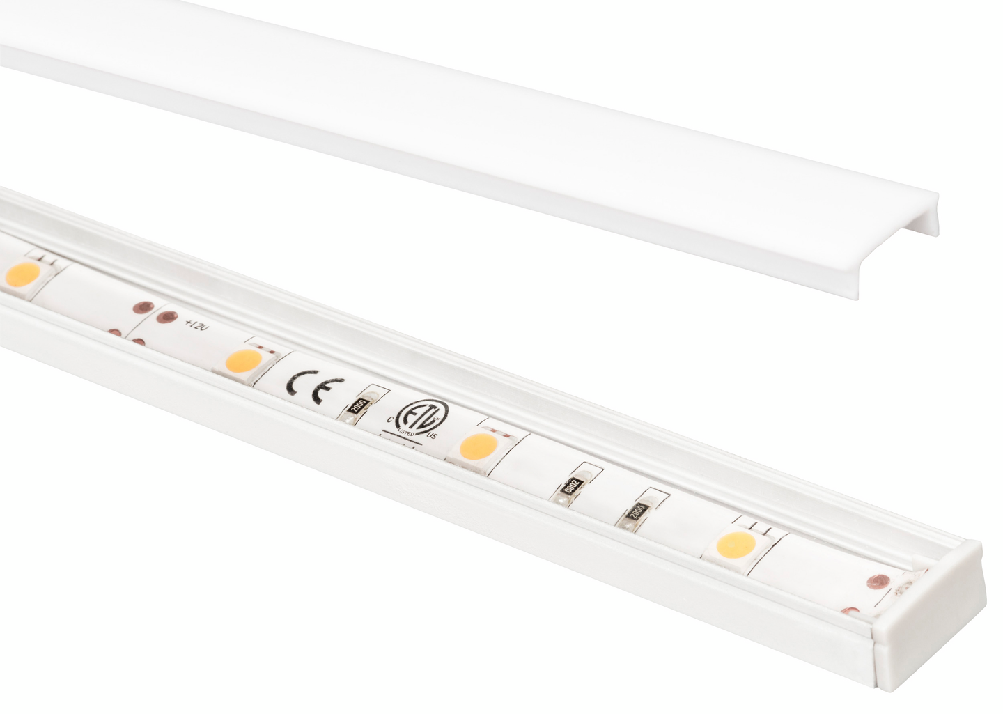 Alumiiniprofiili Airam Basic 2m valkoinen