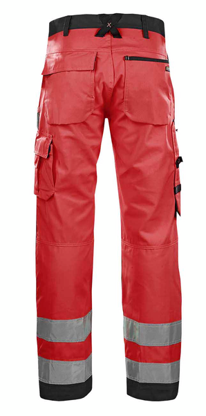 Housut Blåkläder 156618115599 huomiopunainen/musta