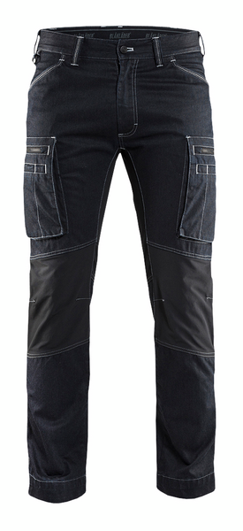 Stretch-housut Blåkläder 145911428999 mariininsininen/musta