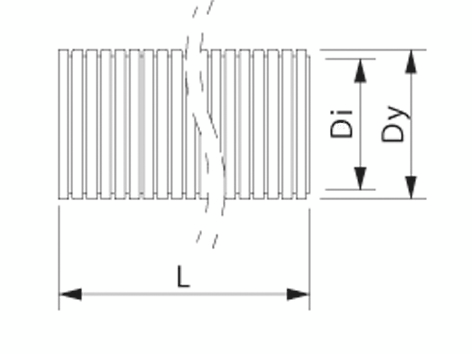 Suojaputki Tel Tupla 50x42 B 50m vetonarulla keltainen