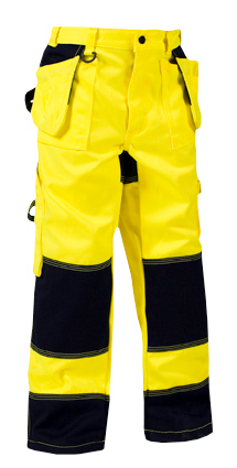 Lasten Hi-Vis-housut Blåkläder 152418603389 keltainen-mariininsininen