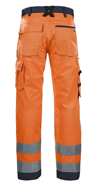 Housut Blåkläder 156618115389 huomio-oranssi/tummansininen