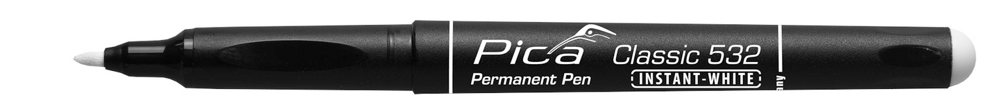 Huopakynä Pica Instant White 532 valkoinen 1-2mm