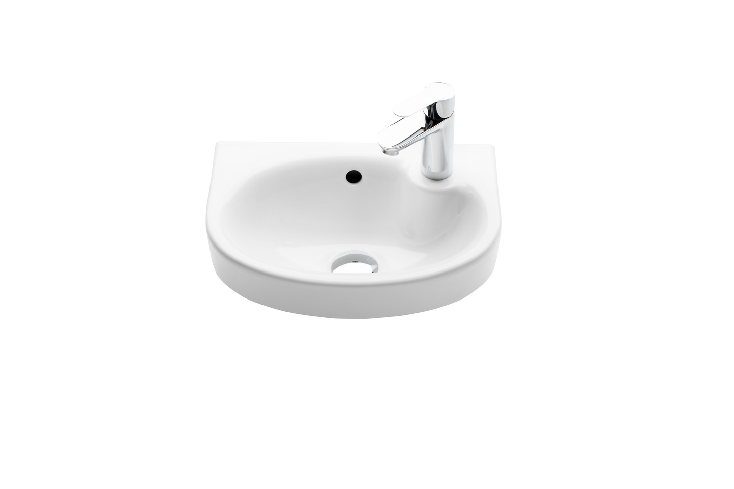 Pesuallas IDO Glow 400mm oikea pyöristetty 1156001101