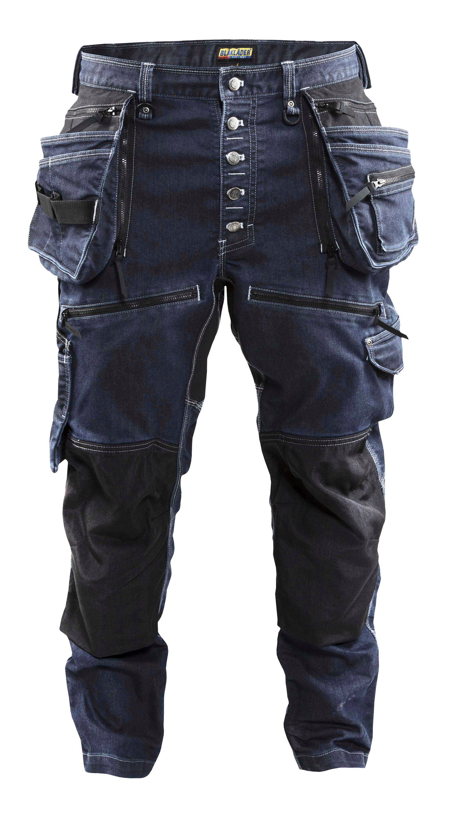 Riipputaskuhousut Blåkläder 199911418999 tummansininen/musta