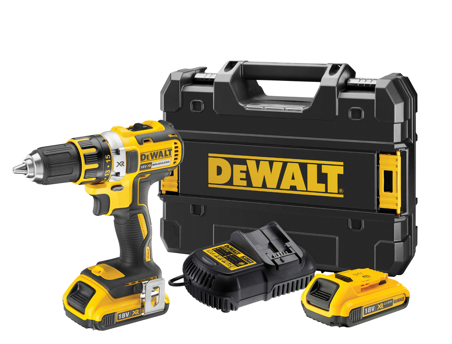 Akkuporakone DeWalt DCD790S2 18V 2x1,5Ah TSTAK