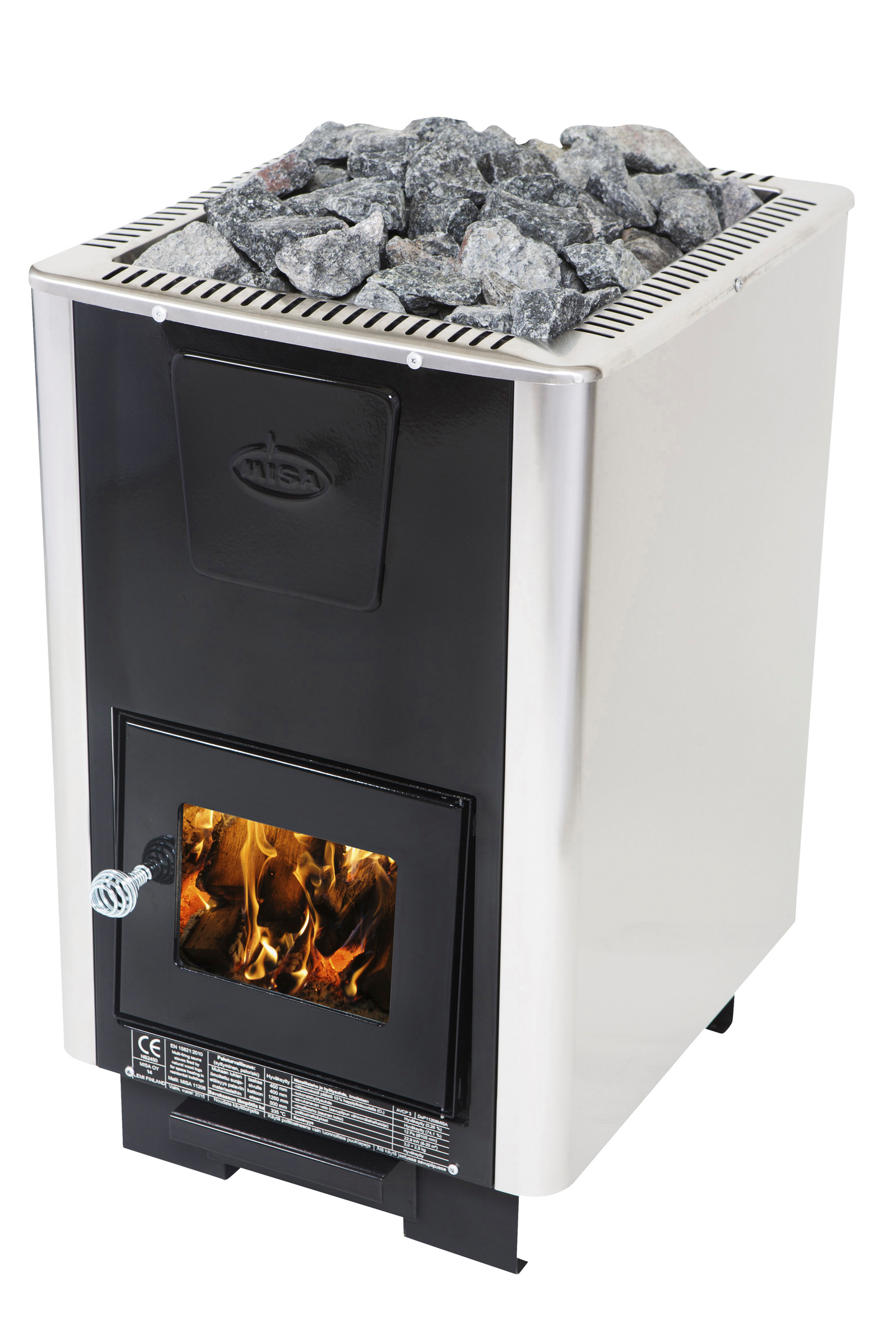 Puukiuas Misa KR20 8-20m³ ulkopinta emali/rst lasiluukku