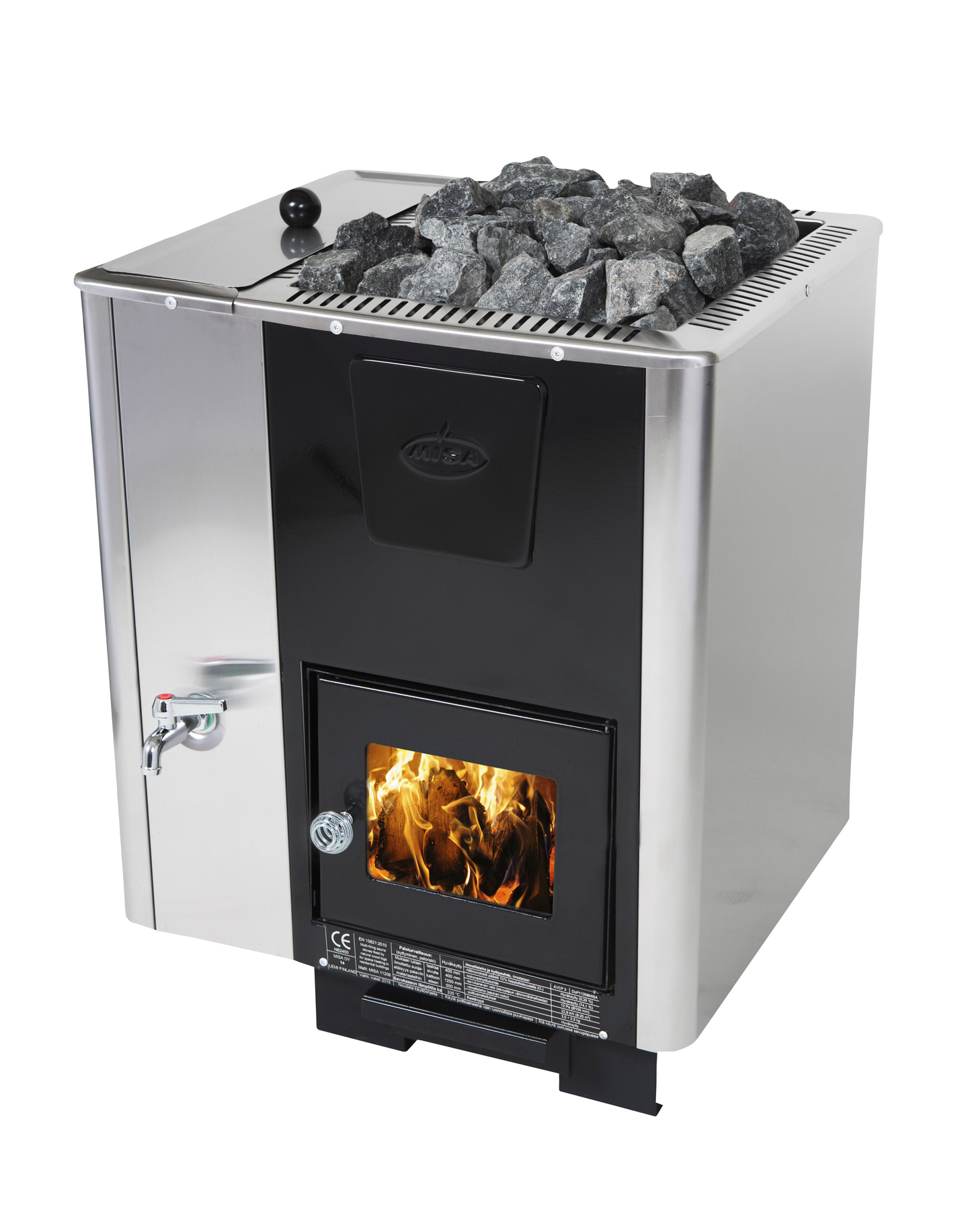 Sivuvesisäiliö Misa KR17200 KR20-kiukaaseen vasen/oikea rst