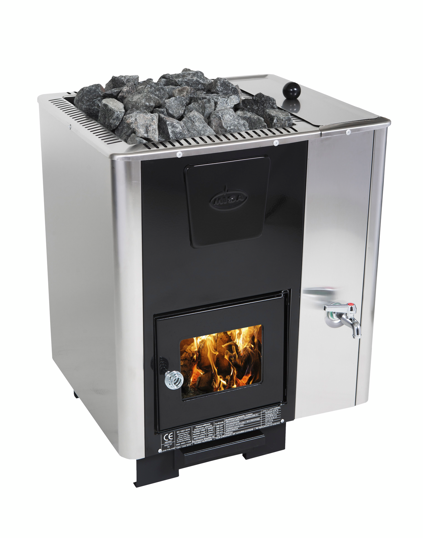 Sivuvesisäiliö Misa KR17200 KR20-kiukaaseen vasen/oikea rst