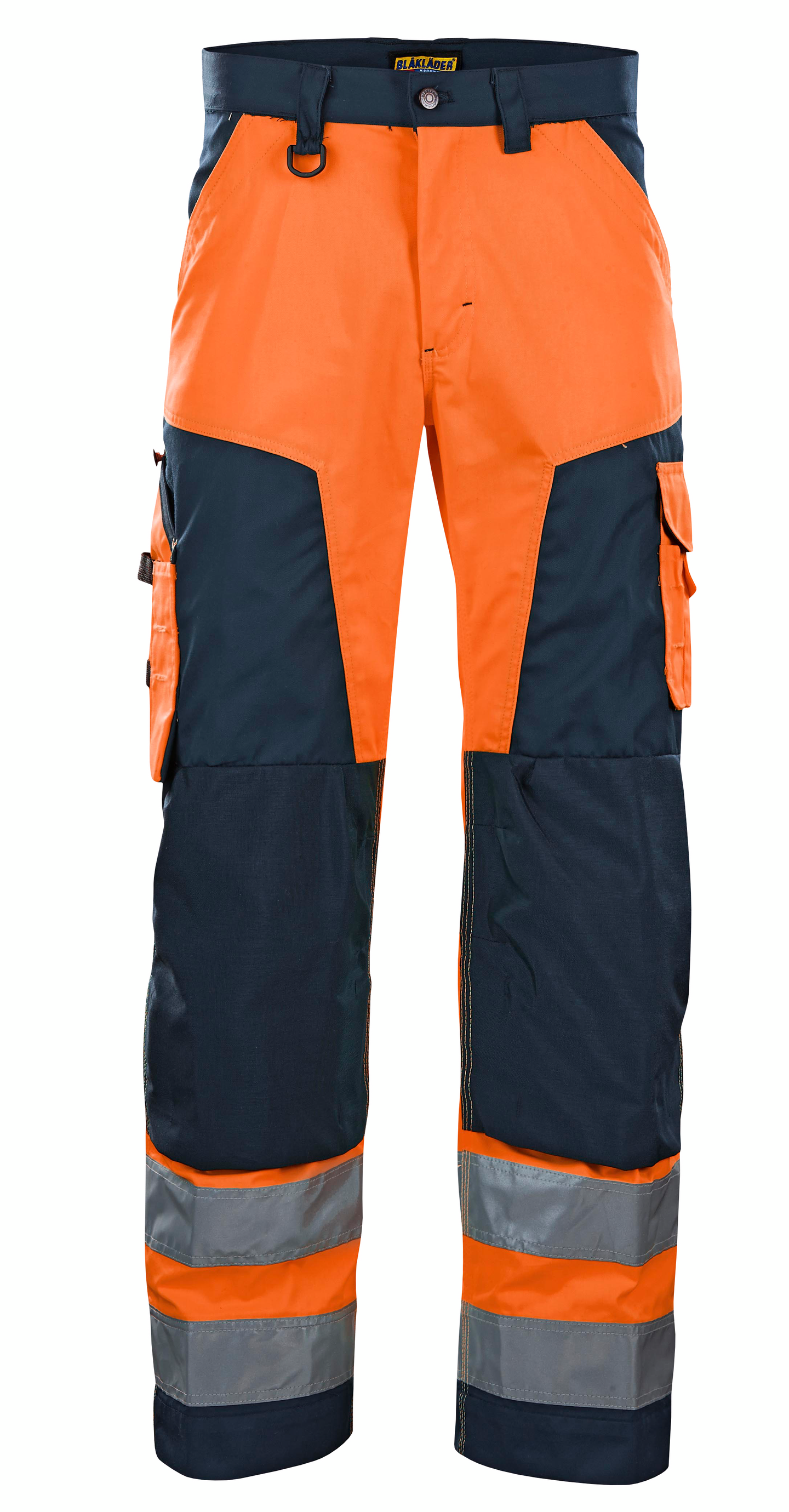 Housut Blåkläder 156618115389 huomio-oranssi/tummansininen