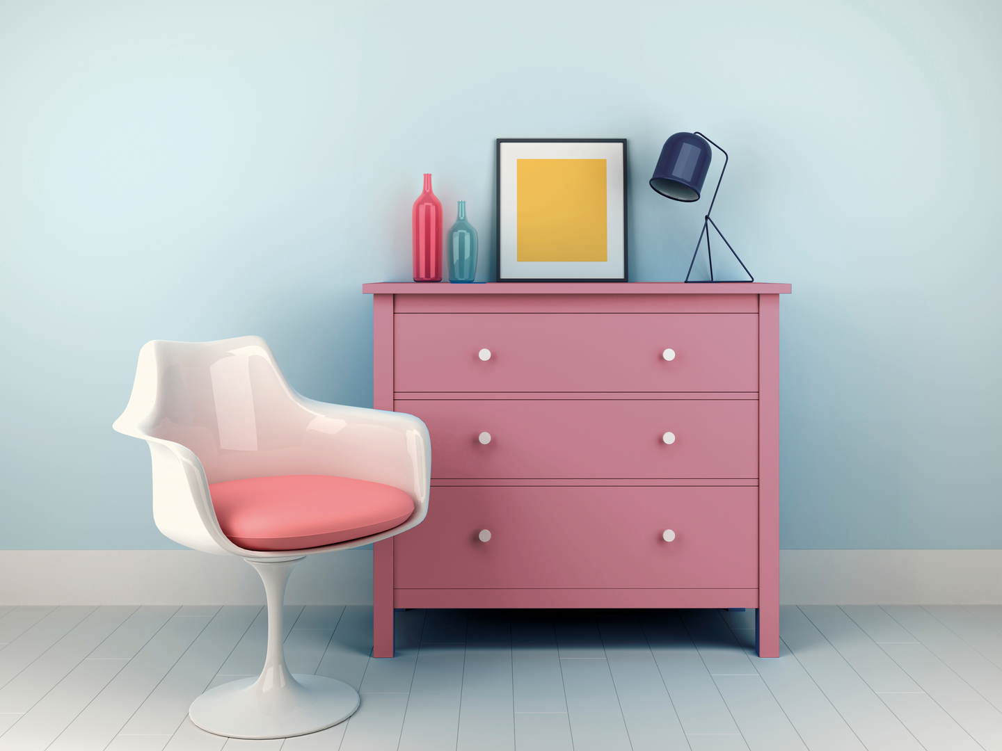 Rust-Oleum Chalky Finish Kalustemaali 125ml Dusky Pink