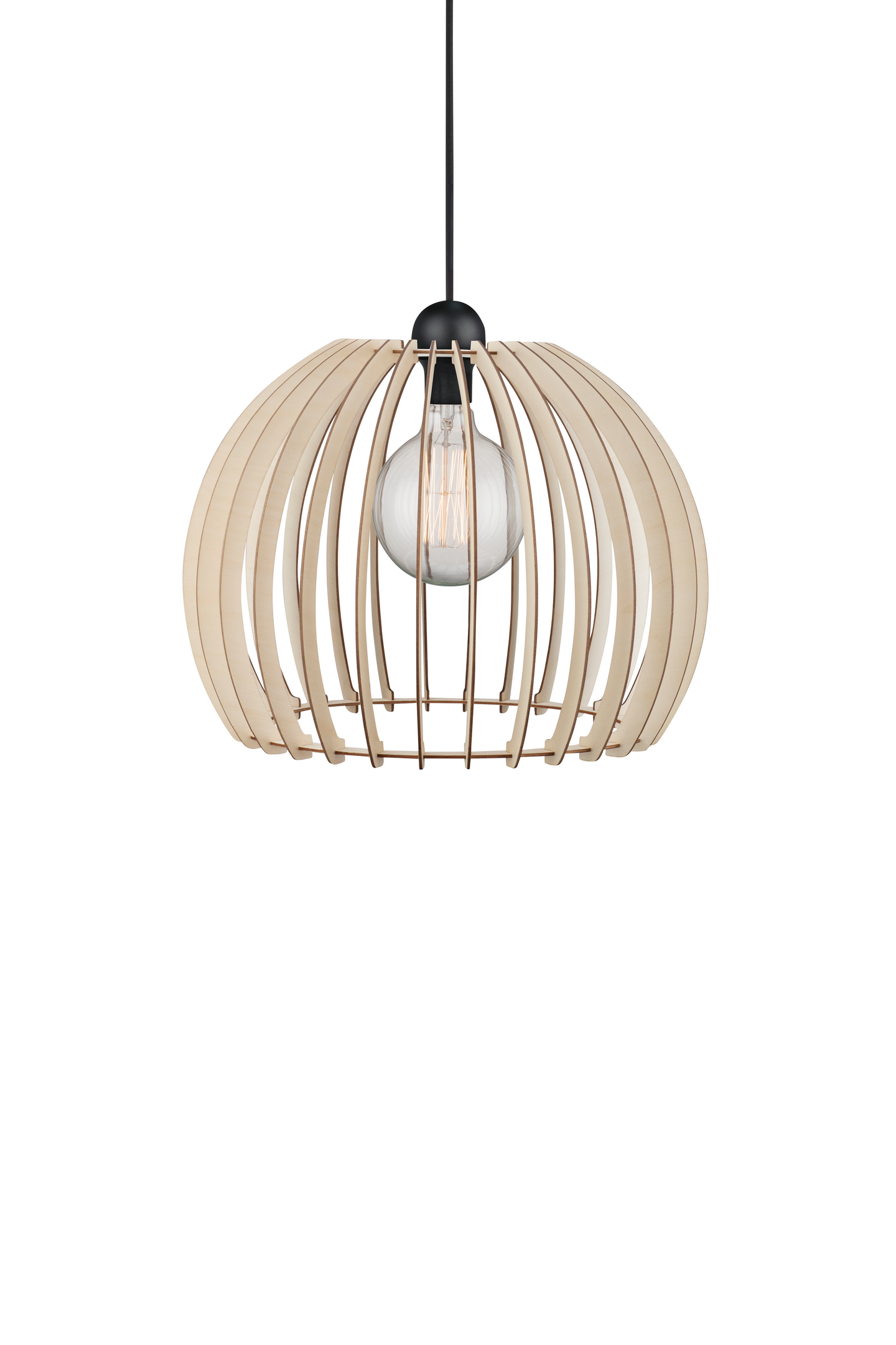 Riippuvalaisin Nordlux Chino E27 400mm vaalea puu