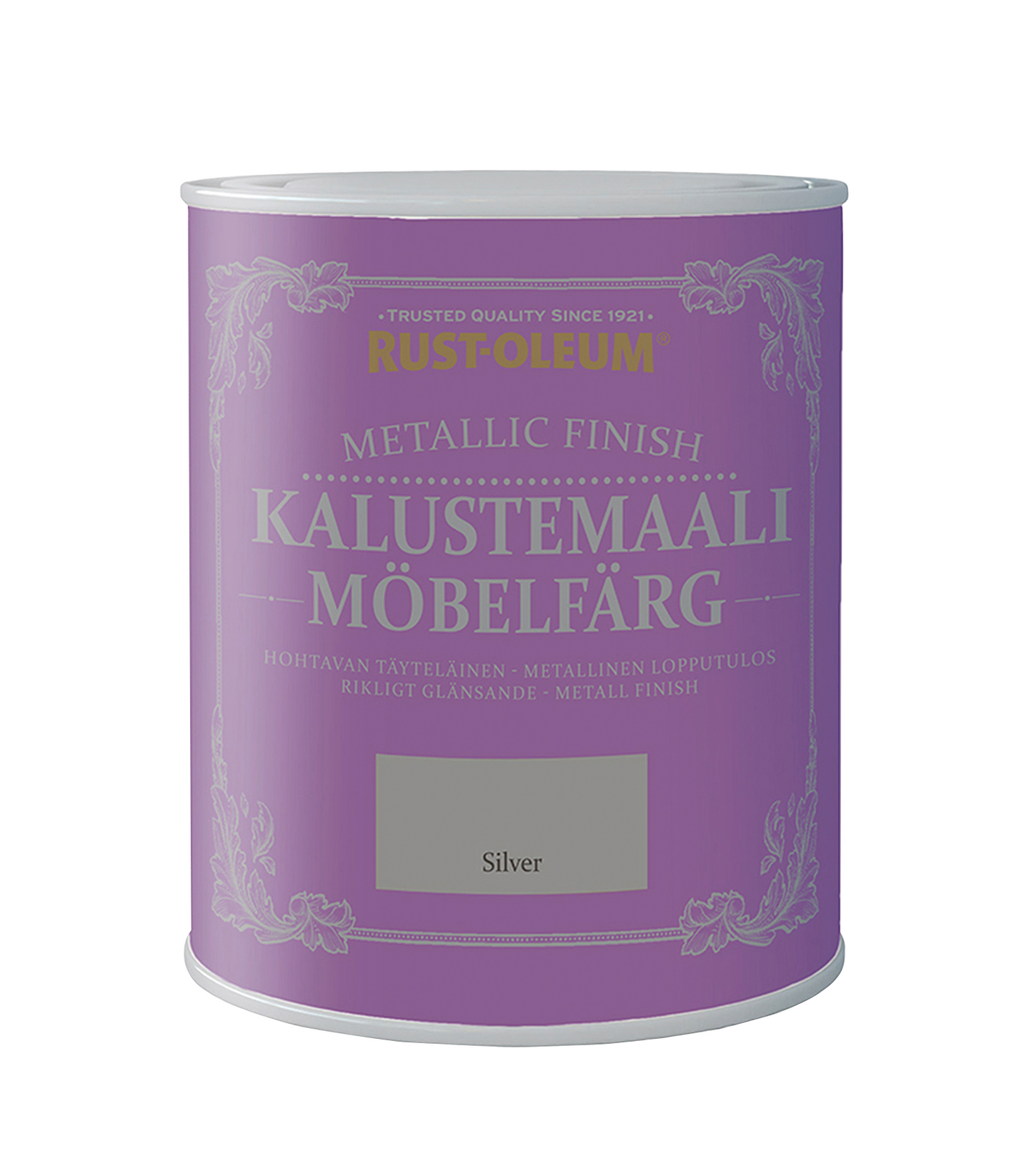 Rust-Oleum Metallic Finish Kalustemaali 750ml Silver