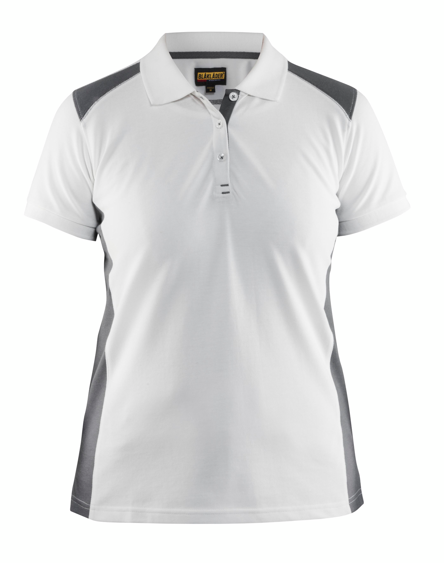 Naisten pikeepaita Blåkläder 339010501094 valkoinen/harmaa