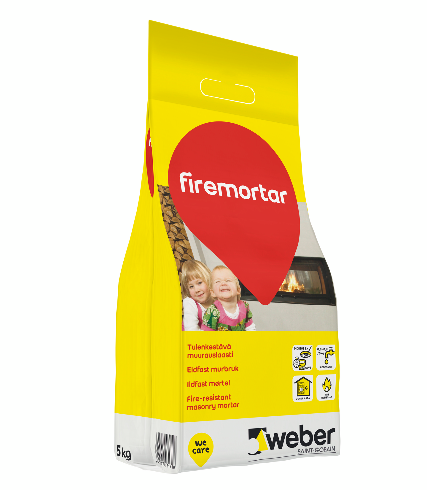Muurauslaasti Weber Fire Mortar tulenkestävä 5kg