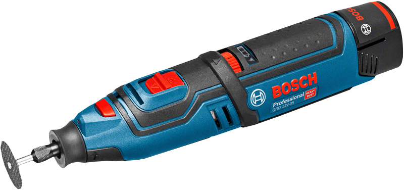 Akkumonitoimityökalu Bosch GRO 12V-35 Solo L-Boxx
