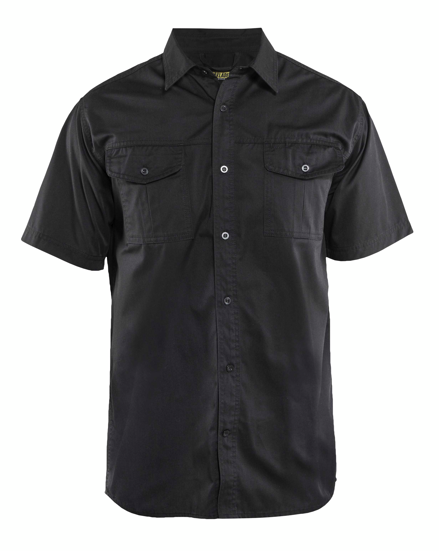 Lyhythihainen kauluspaita Blåkläder 329611909900 musta