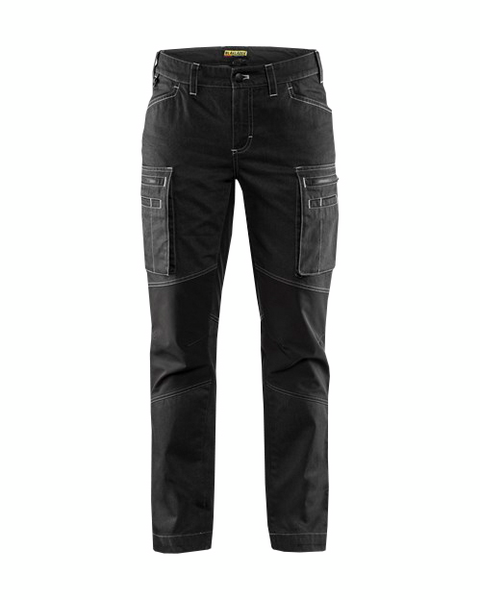 Naisten stretch-housut Blåkläder 715911429900 musta