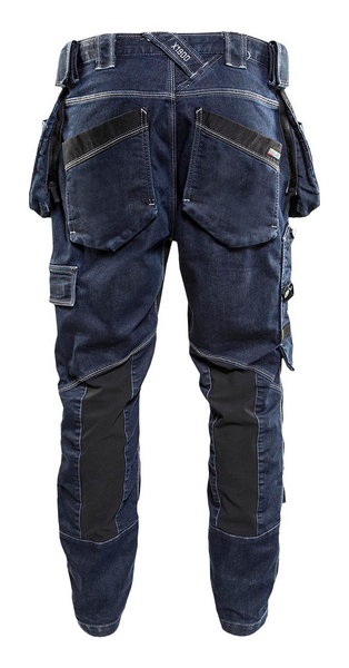 Riipputaskuhousut Blåkläder 199911418999 tummansininen/musta