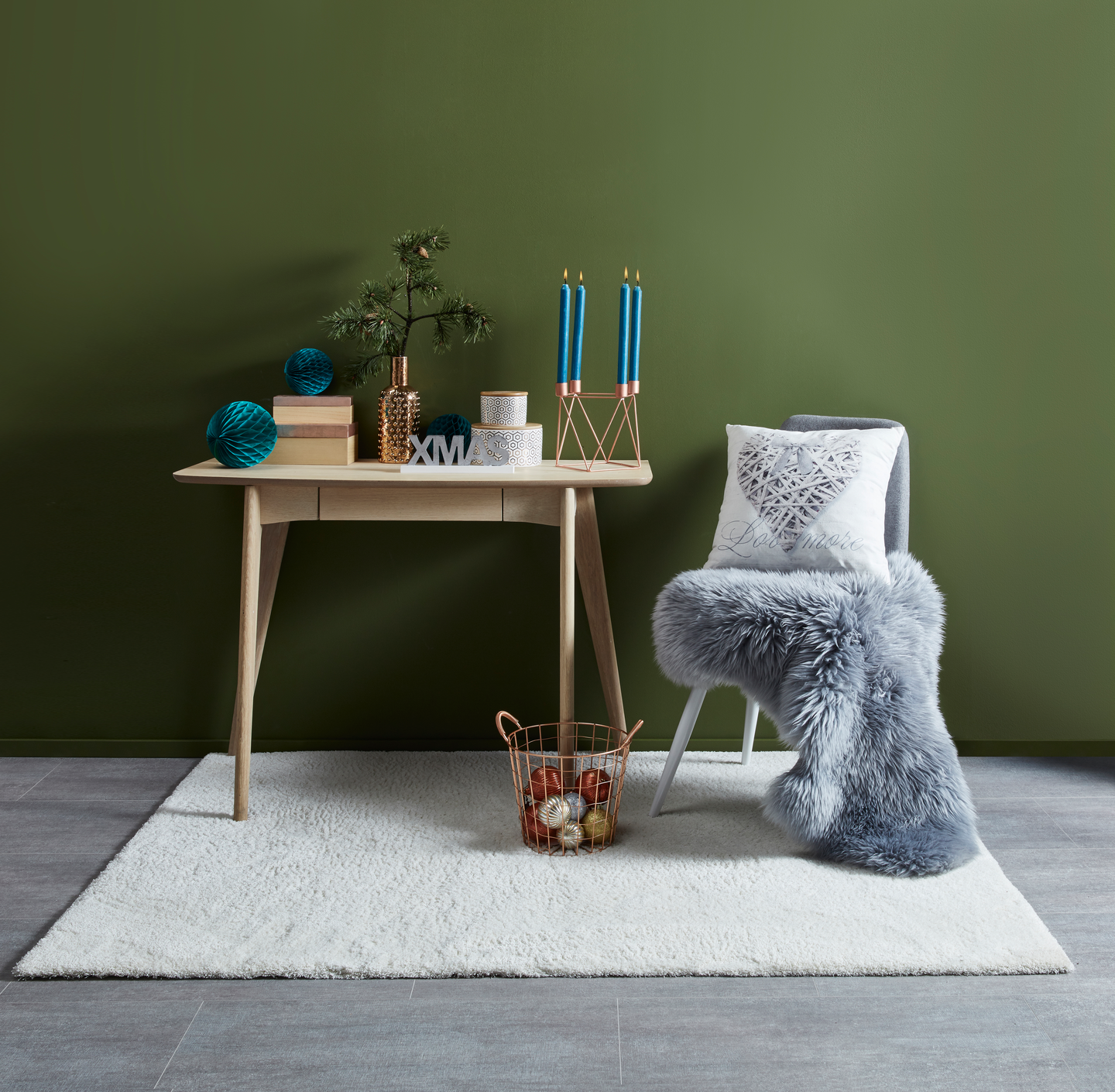 Sisustusmatto Cello Soft 160x230cm valkoinen