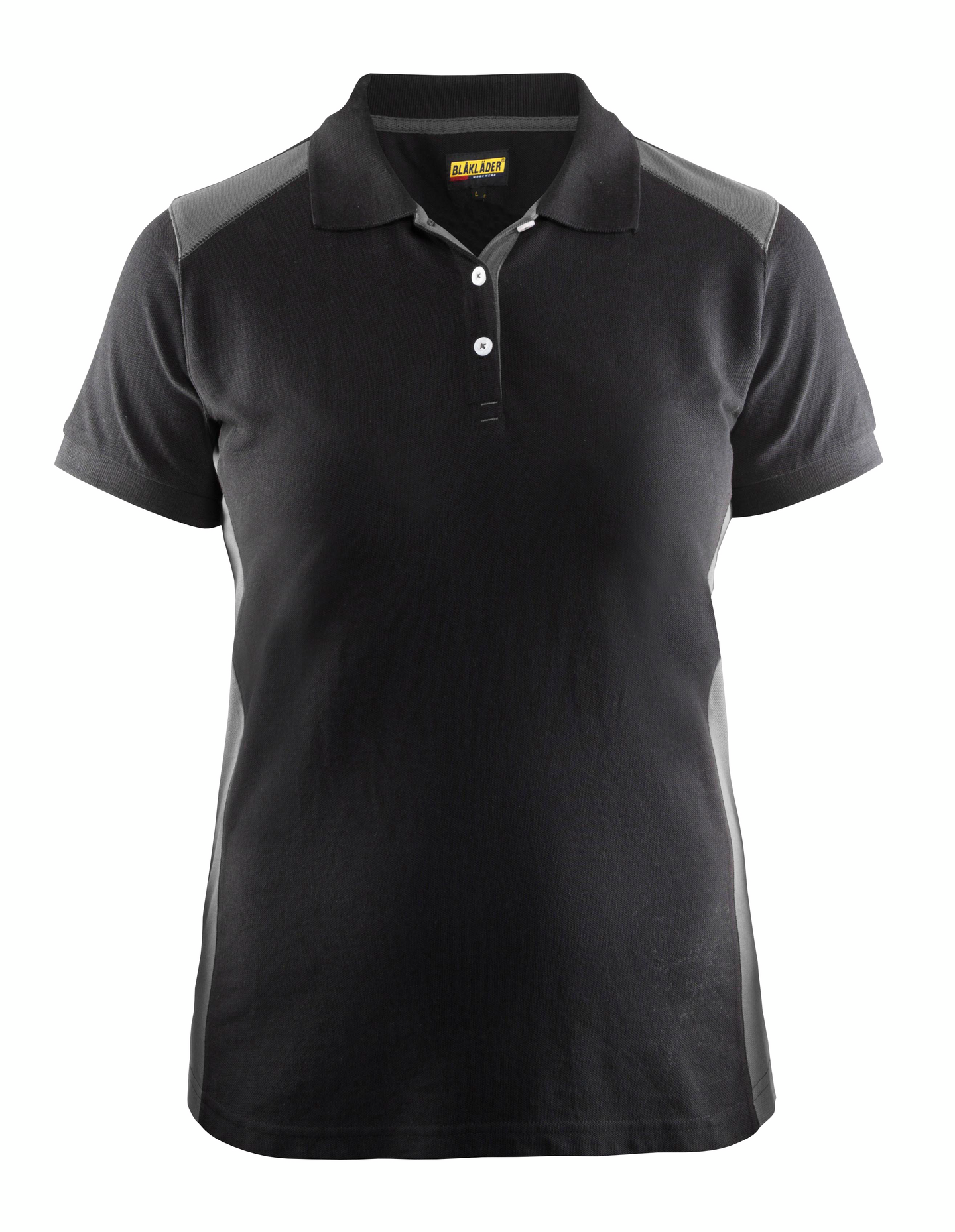 Naisten pikeepaita Blåkläder 339010509994 musta/harmaa