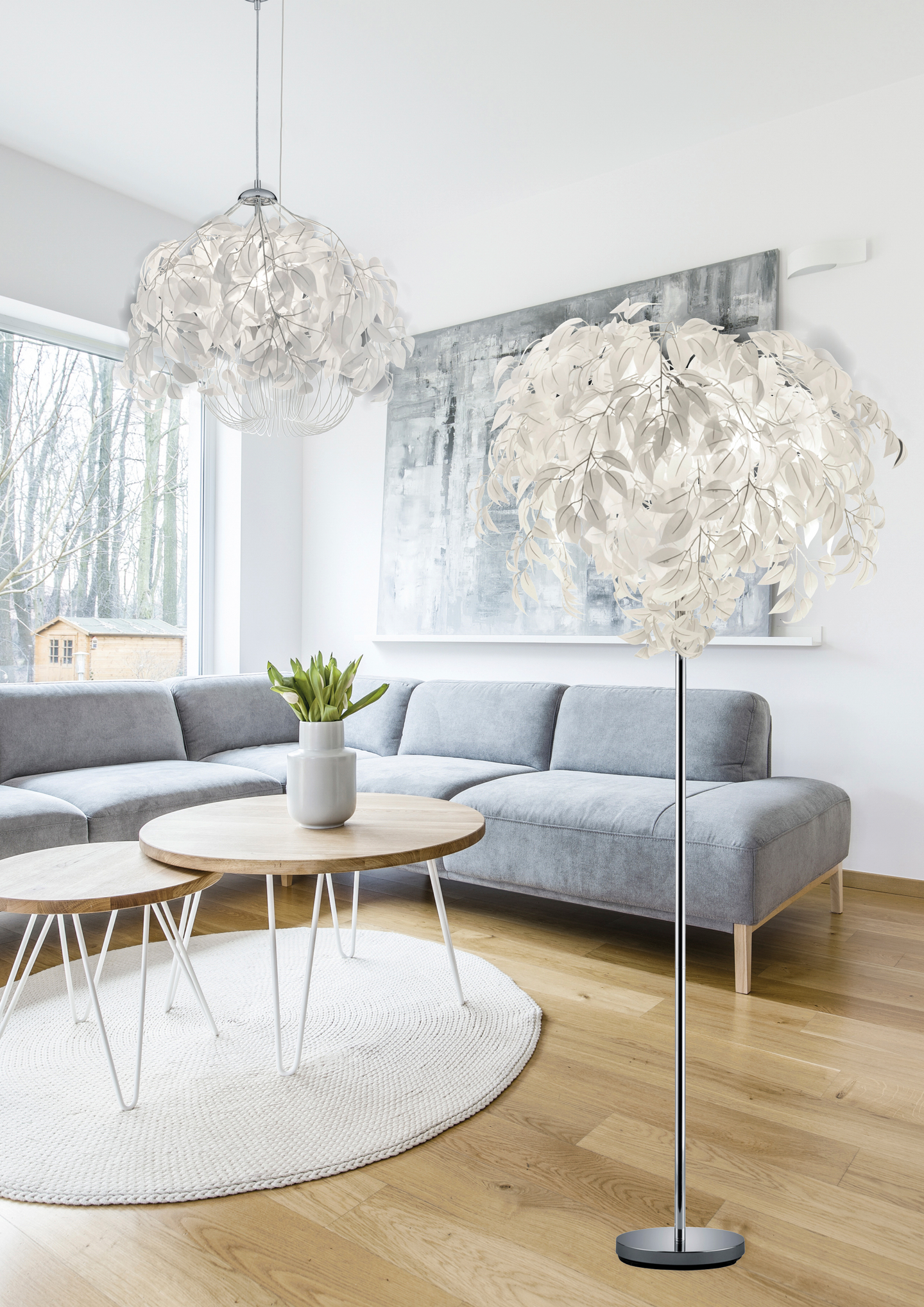 Riippuvalaisin TRIO Leavy 38cm R10461901 E27