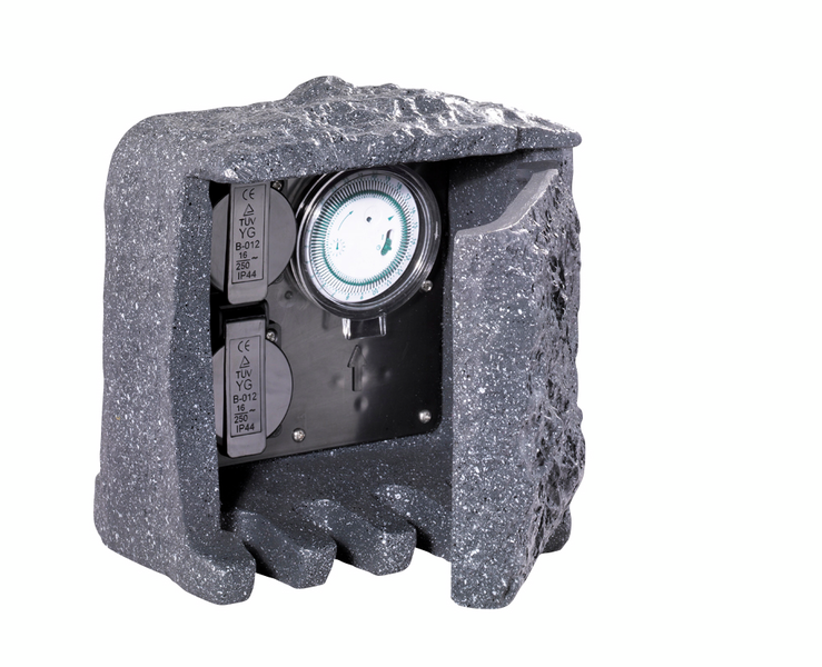 Ulkopistorasiakotelo TRIO 9961-11 2-osainen+ajastin