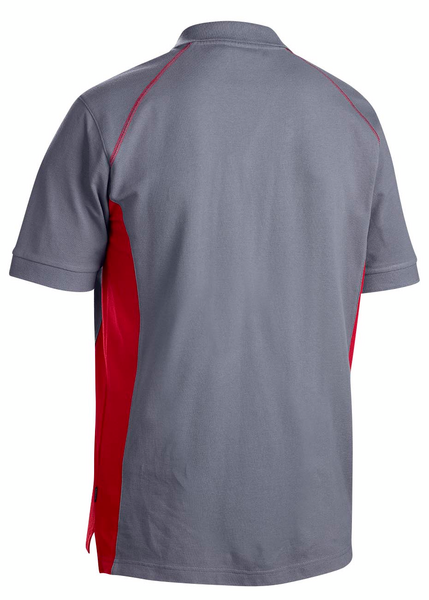 Pikeepaita Blåkläder 332410509456 harmaa/punainen