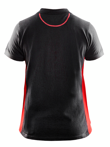 Naisten pikeepaita Blåkläder 339010509956 musta/punainen