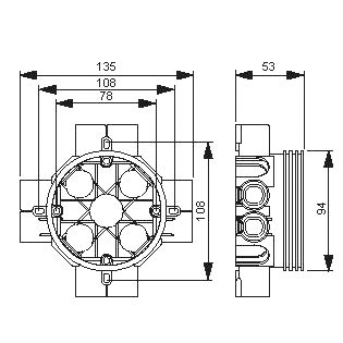Uppojakorasia ABB AU8PP kiintonysä