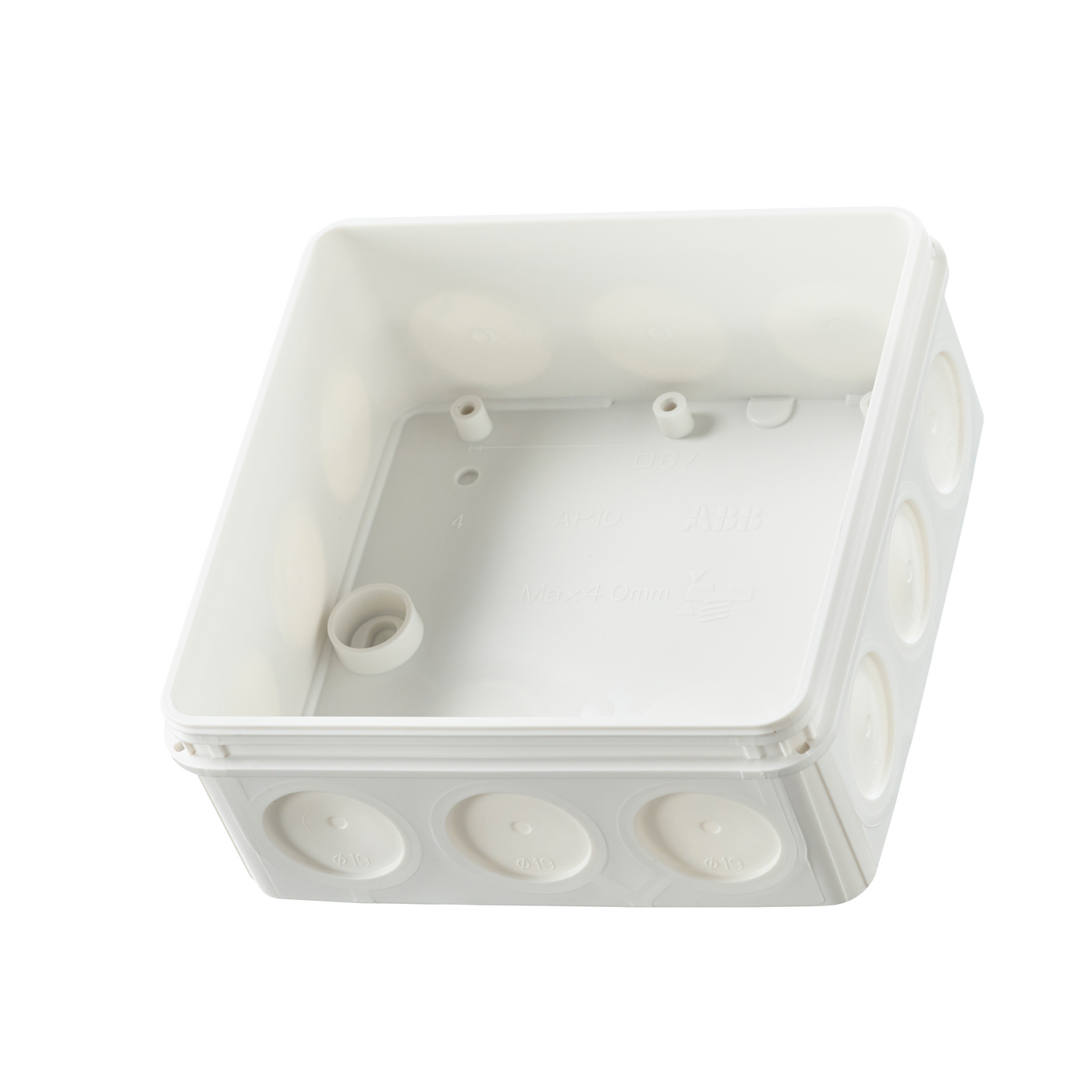 Pintajakorasia ABB AP10PP 104x104 IP55 valkoinen
