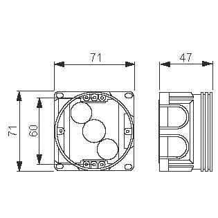 Kojejakorasia ABB AU3.2PP irtonysä