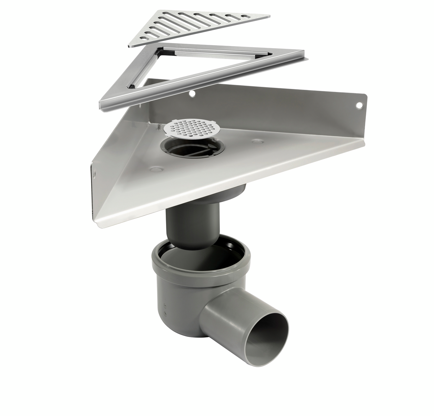 Vaakakaivo Unidrain kulma 2411 75mm