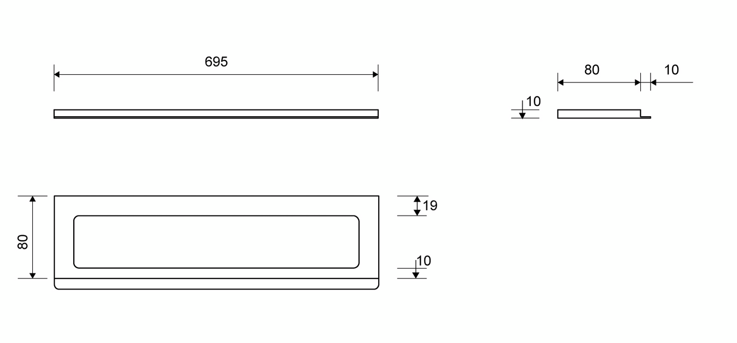 Kehys Unidrain ClassicLine 1500 10mm