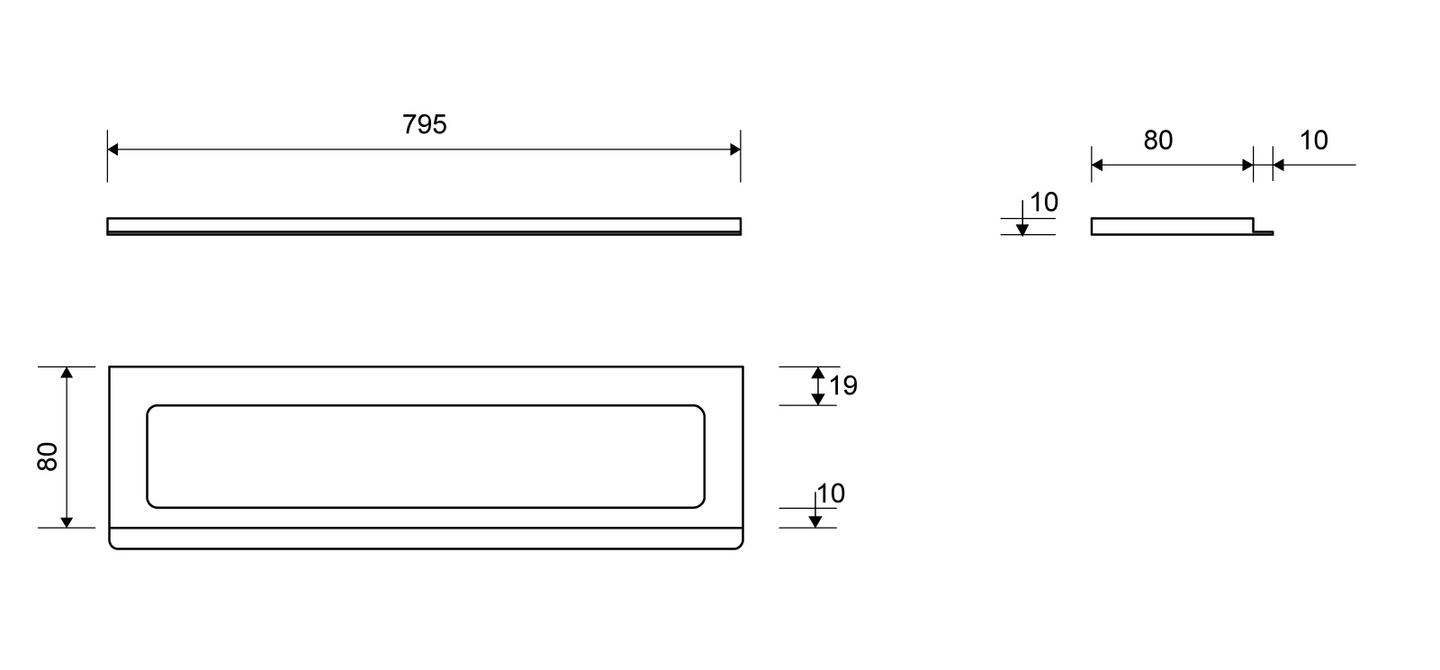Kehys Unidrain ClassicLine 1500 10mm