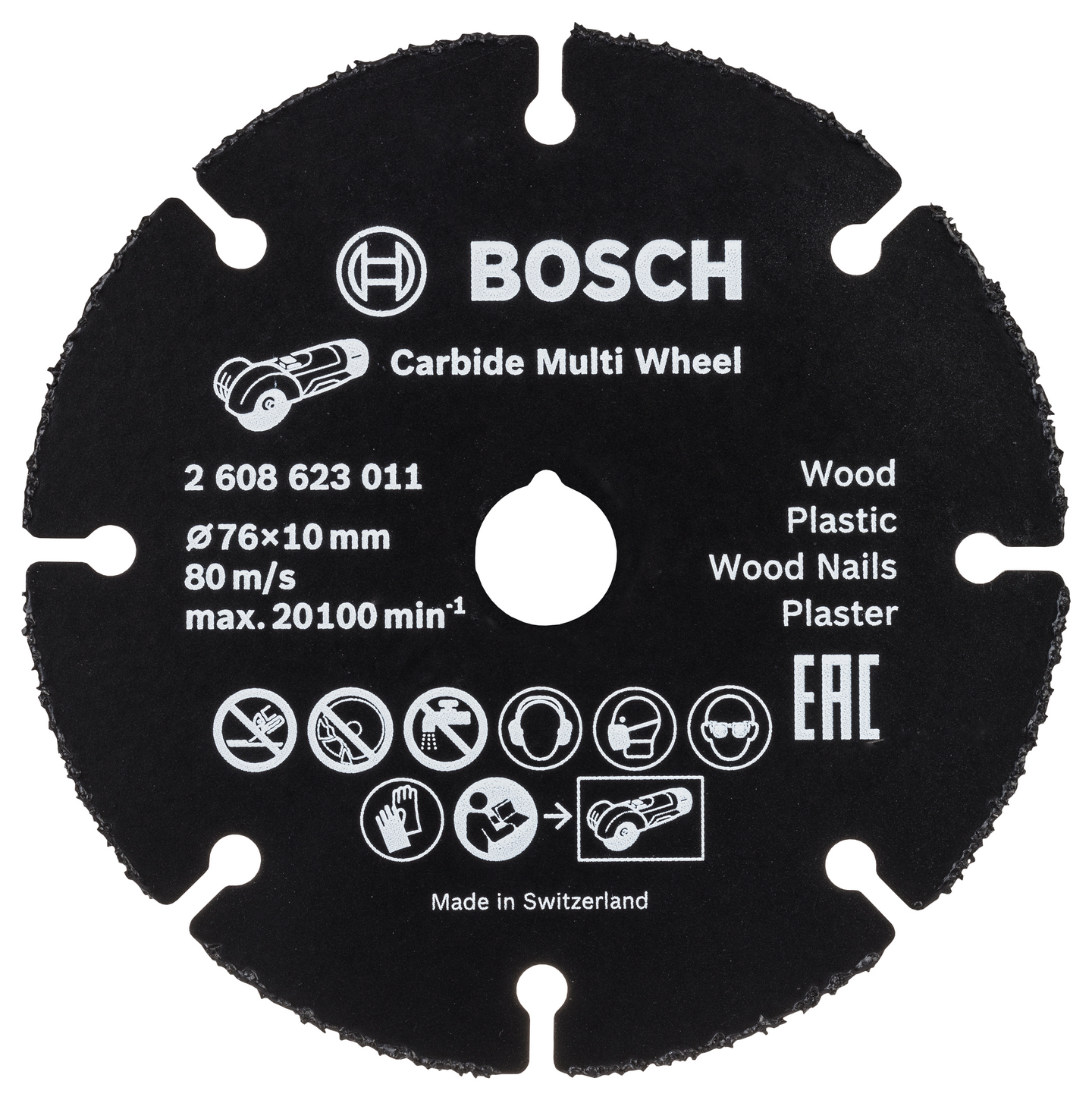 Katkaisulaikka Bosch karbidi Multi Wheel 76mm