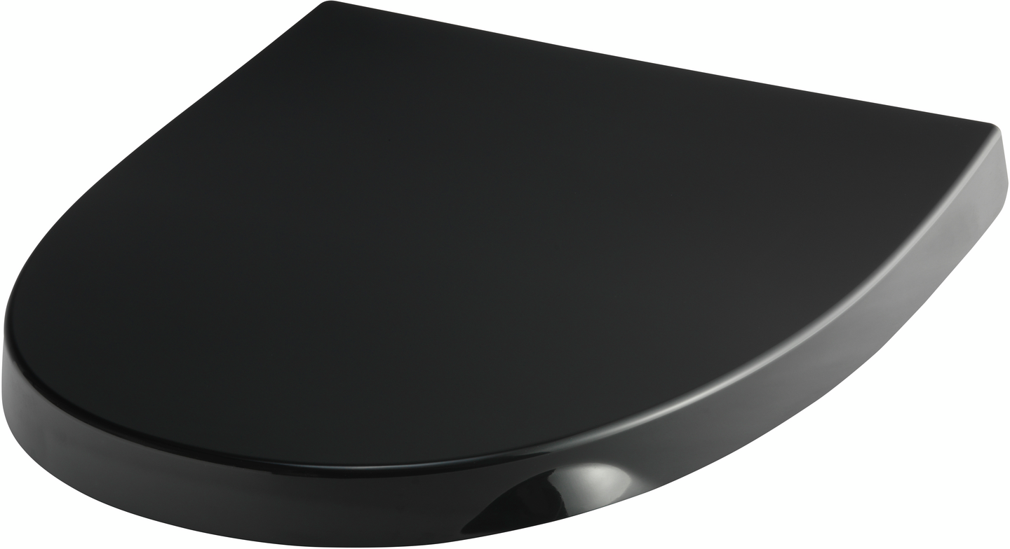 WC-SITS PRESSALIT SIGN SOFTCLOSE LADY, GRIP SVART