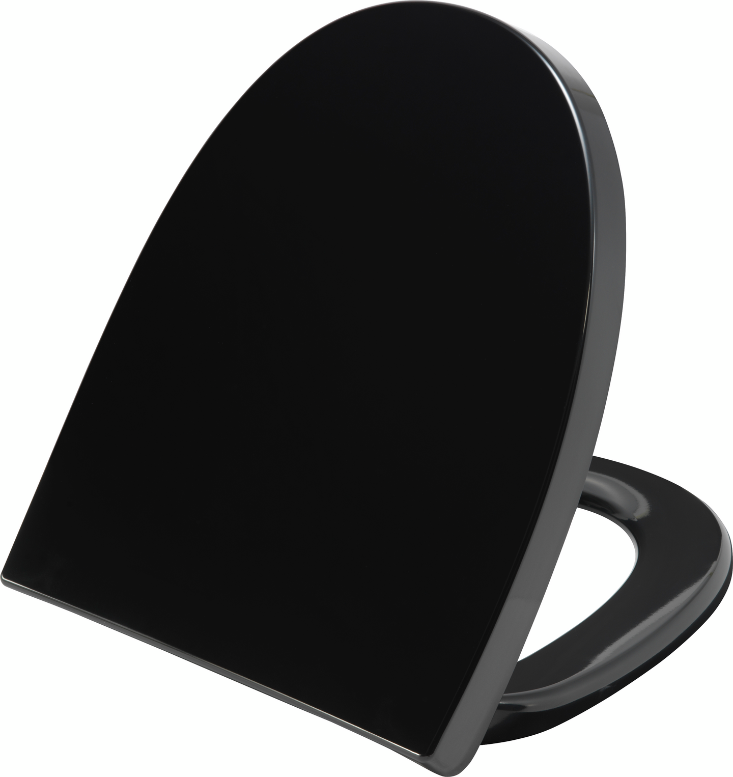 WC-SITS PRESSALIT SIGN SOFTCLOSE LADY, GRIP SVART