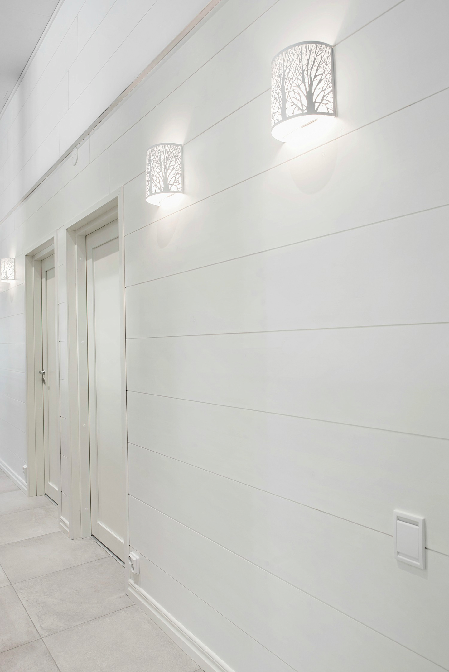 Sisustuslevy Siparila AITO 12x280x2000 valkoinen 3,19m² PP 6kpl