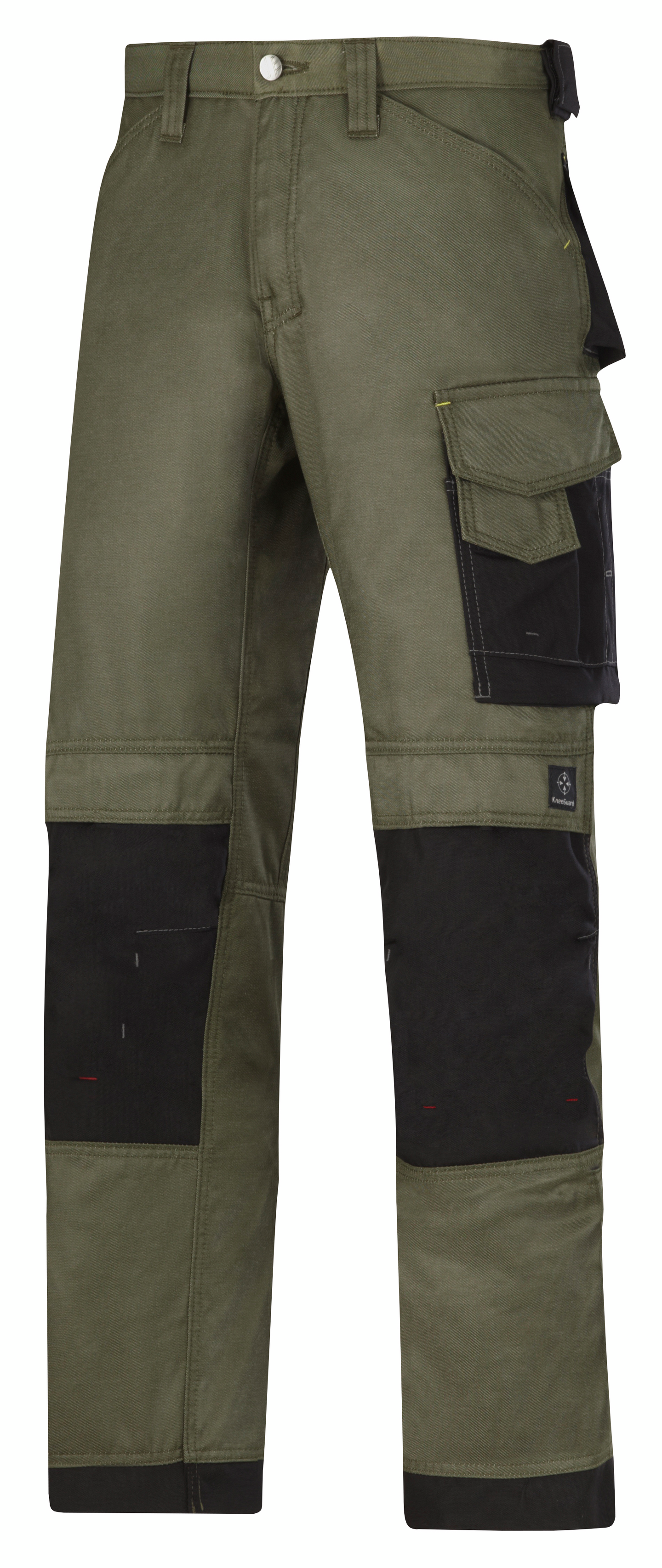 Työhousut Snickers 3312-3204 oliivinvihreä-musta