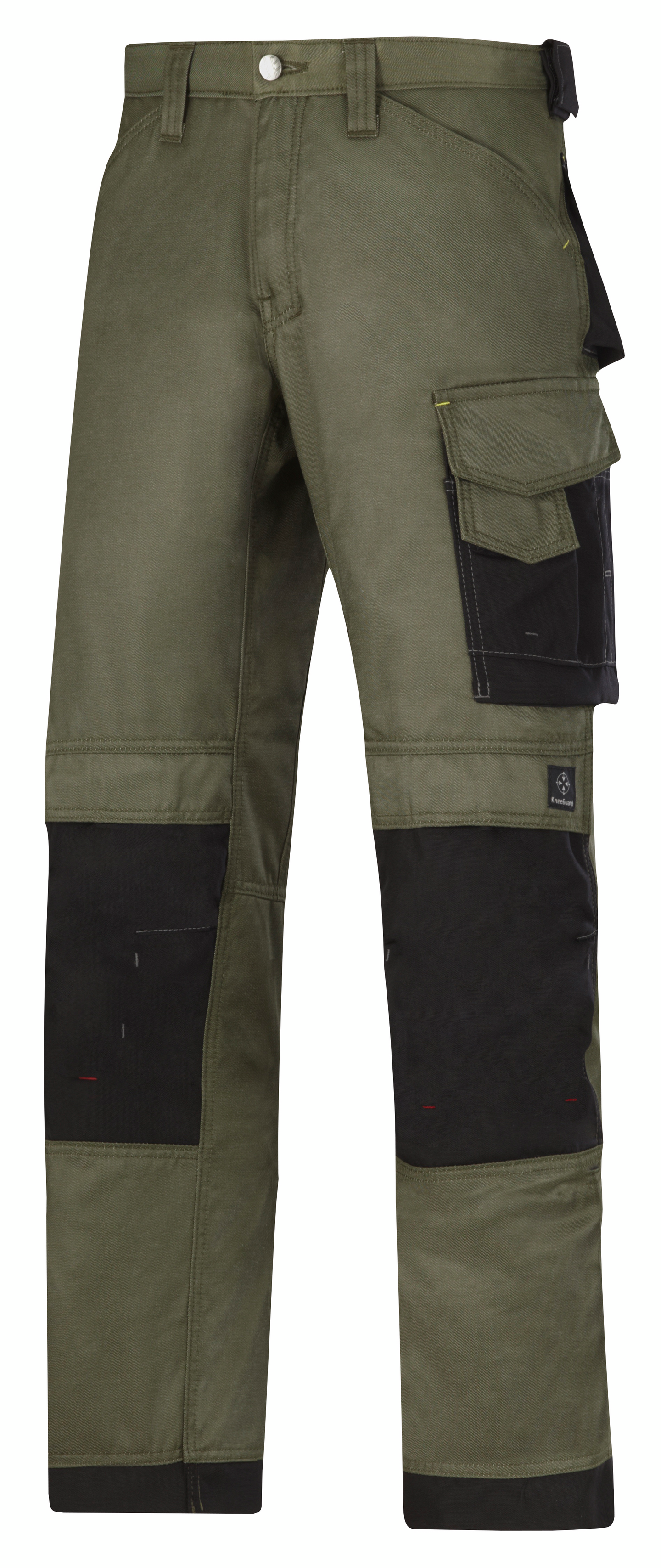 Työhousut Snickers 3312-3204 oliivinvihreä-musta