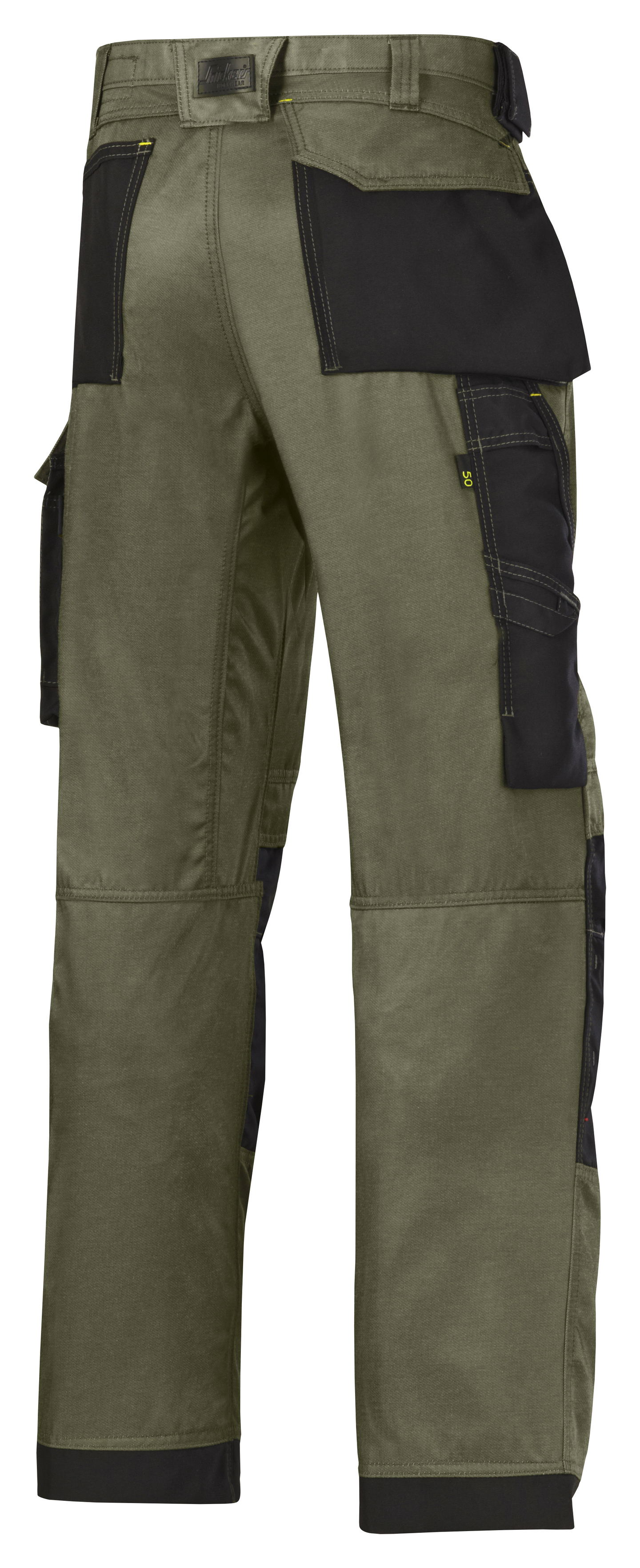 Työhousut Snickers 3312-3204 oliivinvihreä-musta