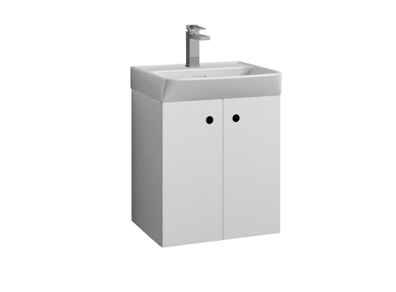 Allaskaappi Svedbergs Intro valkoinen 2 ovea metallia