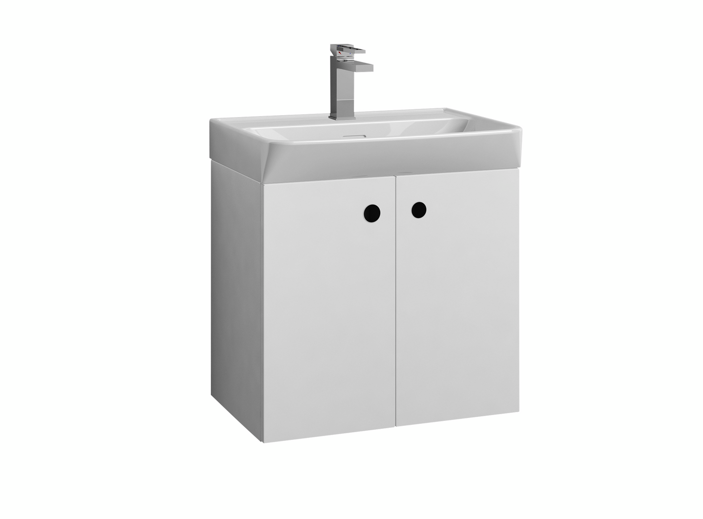 UNDERDEL SVEDBERGS INTRO 55 MATT VIT, INTHT 1HYLL 55X35X50CM