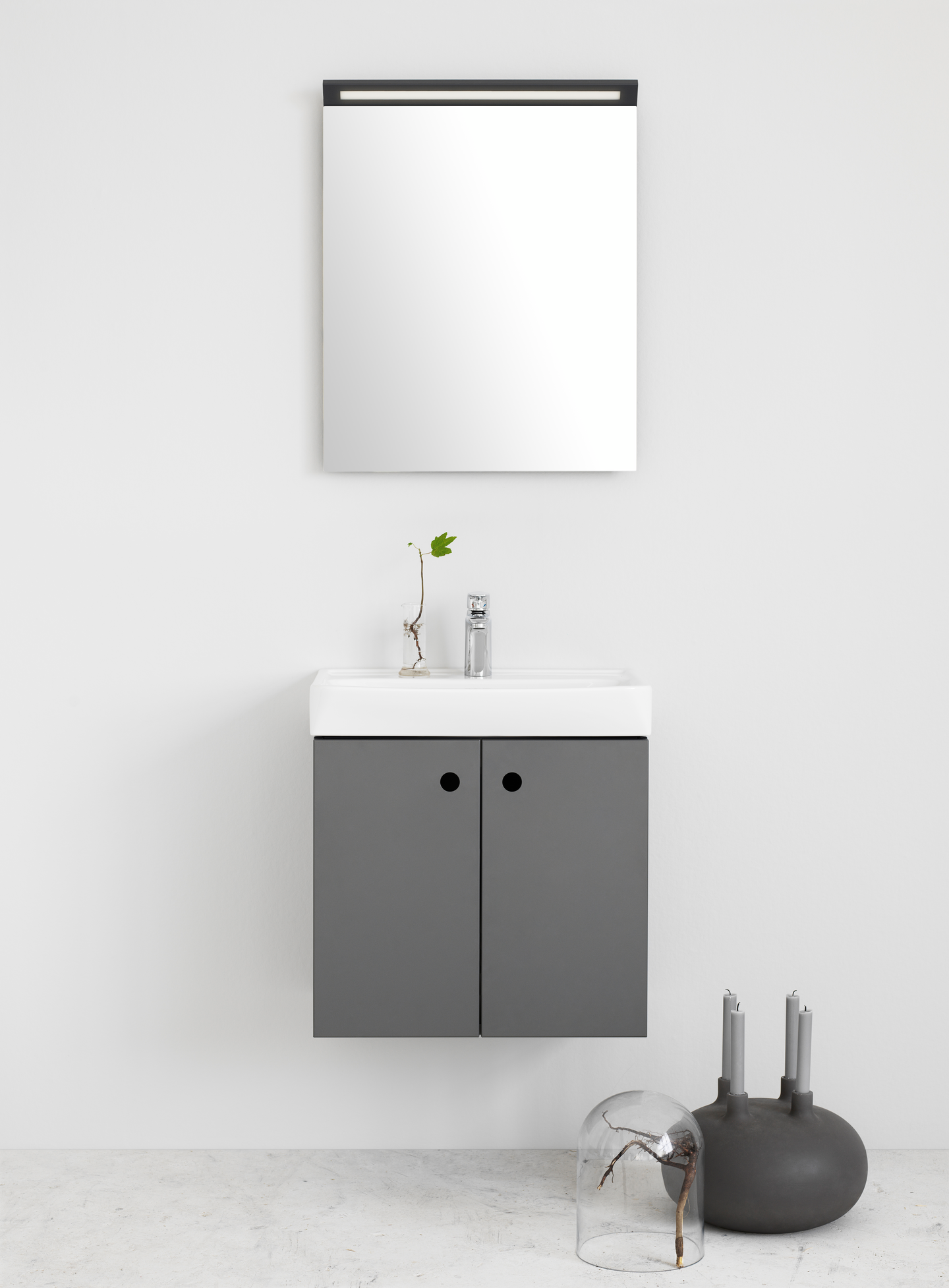 Peili intro 45 harmaa