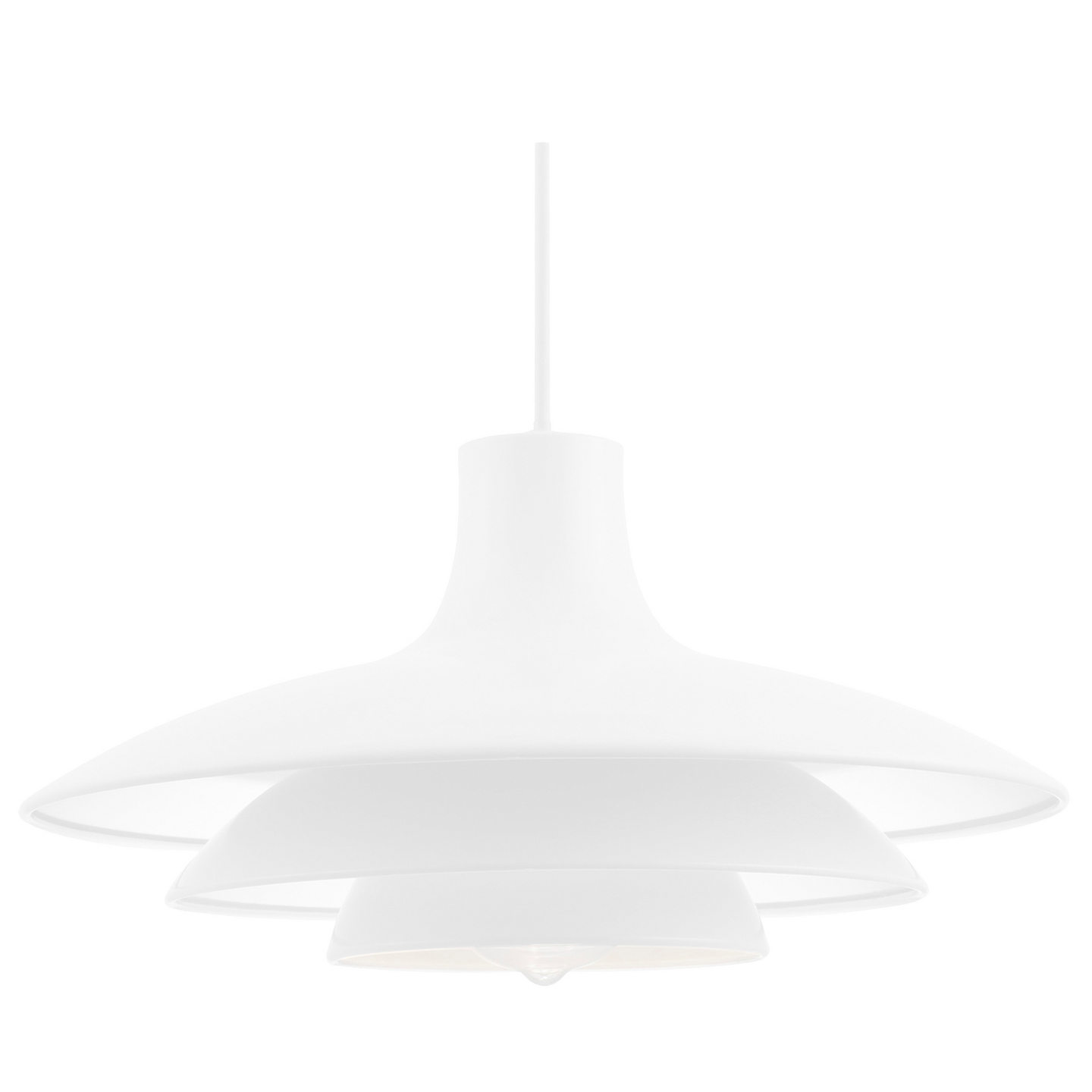 Riippuvalaisin Sessak Isla metallia 3-kerroksinen 35cm valkoinen