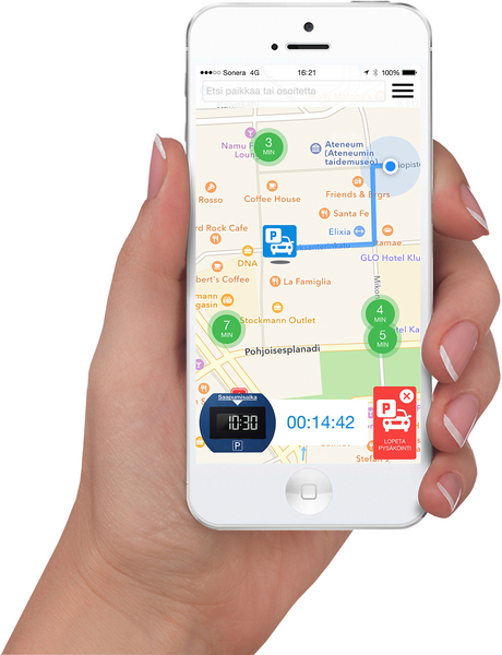 Pysäköintikiekko Park Lite elektroninen