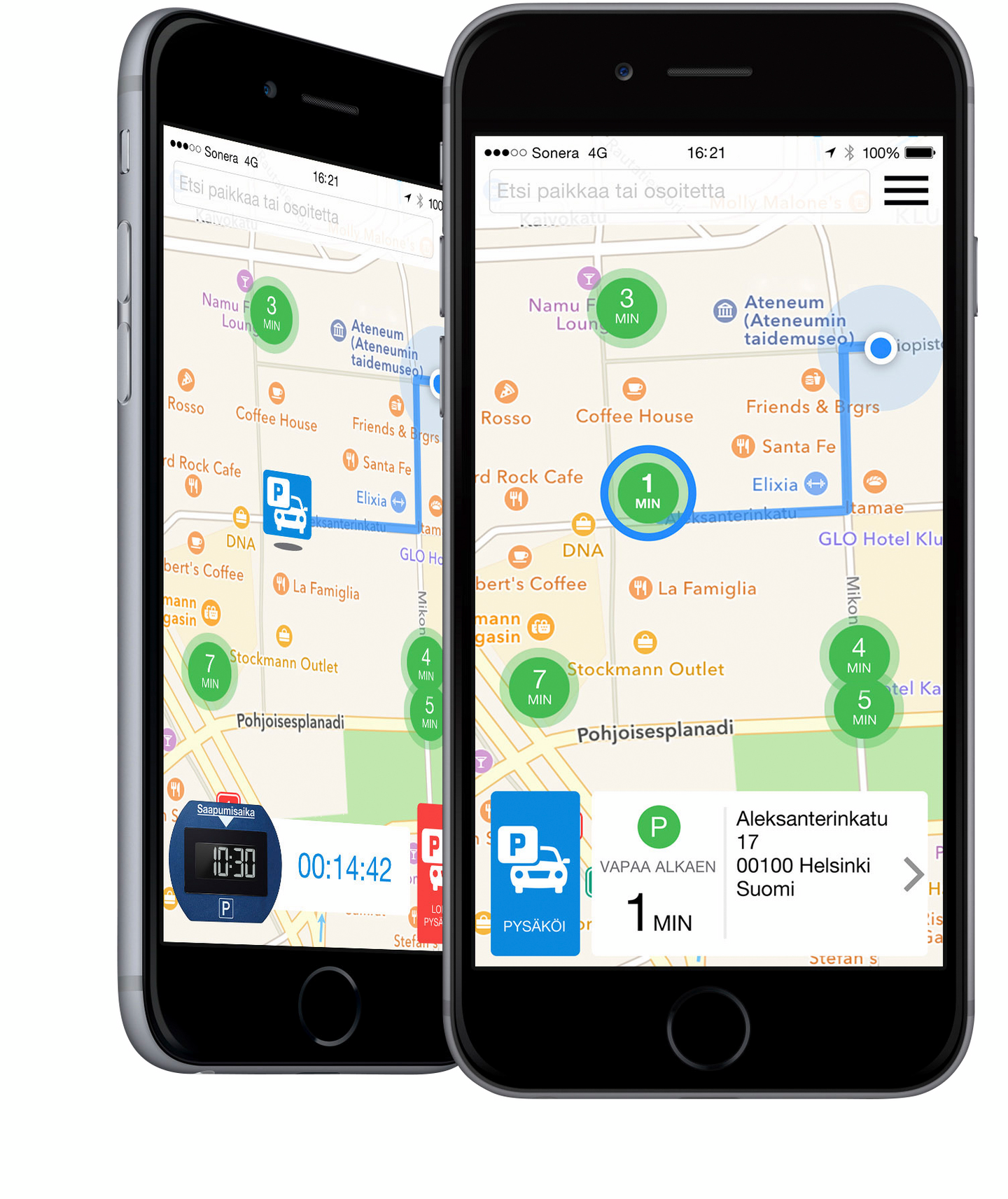Pysäköintikiekko Park Lite elektroninen